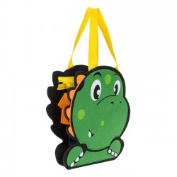 Carte cu Activitati din Fetru Quiet Book Dinozaur