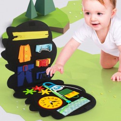 Carte cu Activitati din Fetru Quiet Book Dinozaur