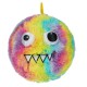 Minge Pufoasa Colorata Monstru cu Ochi 3D 22cm
