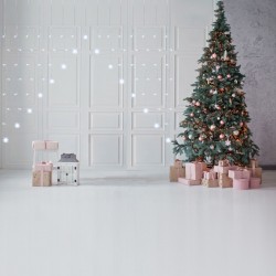 Instalatie de Lumini Perdea cu 71 de Becuri LED Model Fulgi cu Baterii 1.8m de Interior & Exterior - Alb Rece