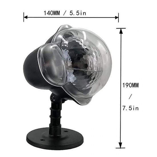 Proiector Laser cu Lumina Buline Colorate de Interior & Exterior