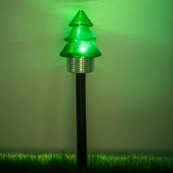 Felinar Solar Stick Brad Verde Rosu Alb Baston 41cm