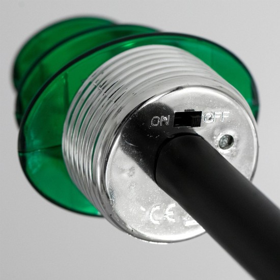 Felinar Solar Stick Brad Verde Rosu Alb Baston 41cm