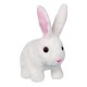 Iepuras Interactiv Alb cu Miscare & Sunet