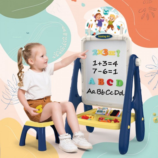 Tabla Educativa cu Scaunel 36.5x25.5x69cm