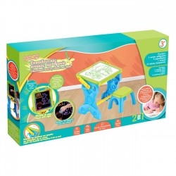 Banca Educativa cu Tabla Luminata & Scaun