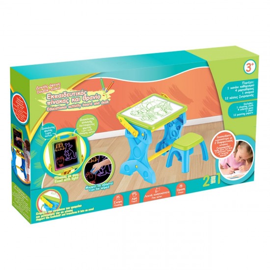 Banca Educativa cu Tabla Luminata & Scaun