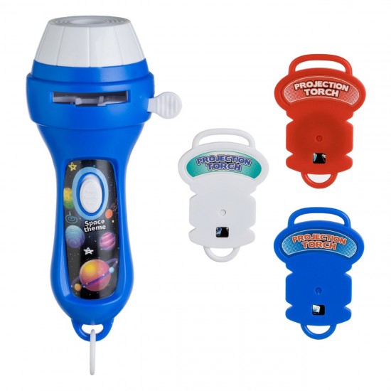 Jucarie Lanterna Proiector Mini Spatiu cu 3 Diapozitive