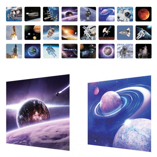 Jucarie Lanterna Proiector Mini Spatiu cu 3 Diapozitive