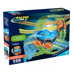Pista Autostrada Glow in the Dark & Vehicul - 168buc