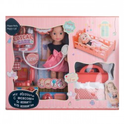Papusa Medic cu Accesorii