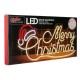 Lampa de Craciun "Merry Christmas" LED Neon 42.7x21cm