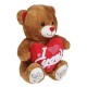 Ursulet de Plus Maro cu Inima Rosie 40cm