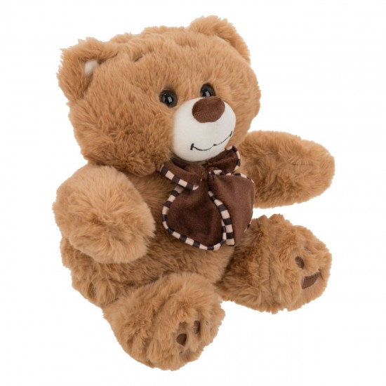 Ursulet de Plus Maro cu Fundita Catifelata 28cm