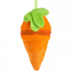 Iepuras de Plus in Morcov Portocaliu 15cm