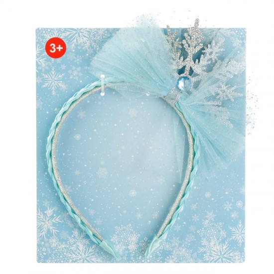 Coronita Par Ciel Tul Fundita & Fulg Argintiu pentru Copii