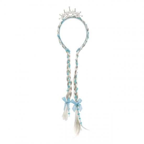Coronita Par Alba Ciel Codite Tiara Margele 30cm