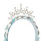 Coronita Par Alba Ciel Codite Tiara Margele 30cm