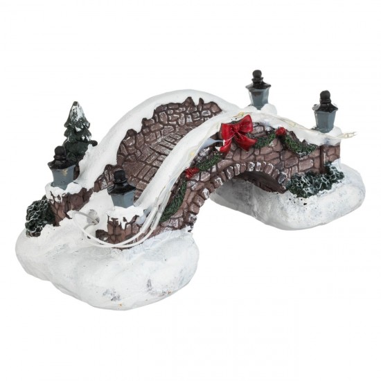 Scena de Craciun Pod cu Lumina LED 15x7x6cm