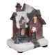 Scena de Craciun Case Ninse cu Lumina LED 5x5x8cm