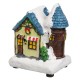 Scena de Craciun Case Ninse cu Lumina LED 7.5x6x10cm