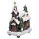 Scena de Craciun Case Ninse cu Lumina LED 7.5x6x10cm