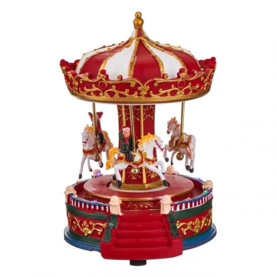Carusel Muzical de Craciun cu LED 22cm