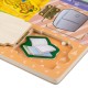 Puzzle din Lemn cu Usi & Obiecte 30x22.5cm