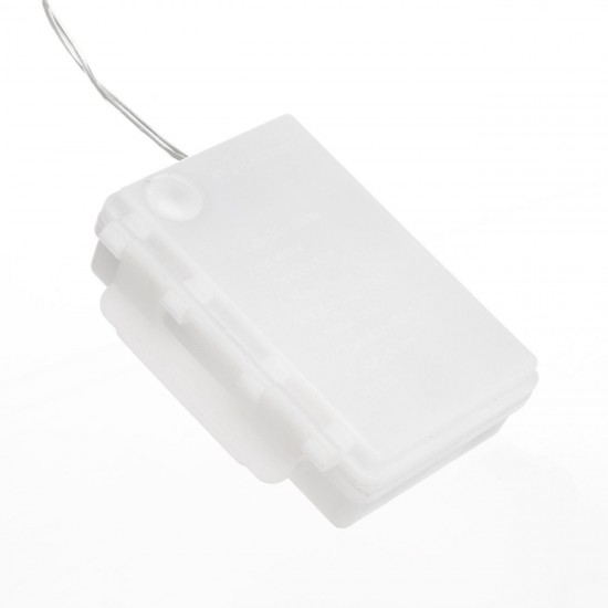 Instalatie de Lumini cu 132 de Becuri LED cu Baterii si Program 2.096m de Interior & Exterior - Alb Rece