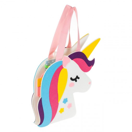 Carte de Activitati din Fetru Unicorn Quiet Book