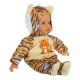 Papusa Bebelus Imbracata Tigru 34cm