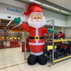 Mos Craciun Gonflabil cu 5 Becuri LED 3.6m