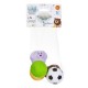 Jucarii pentru Baie Mingi de Diferite Culori in Plasa Ø5.5cm - 5buc