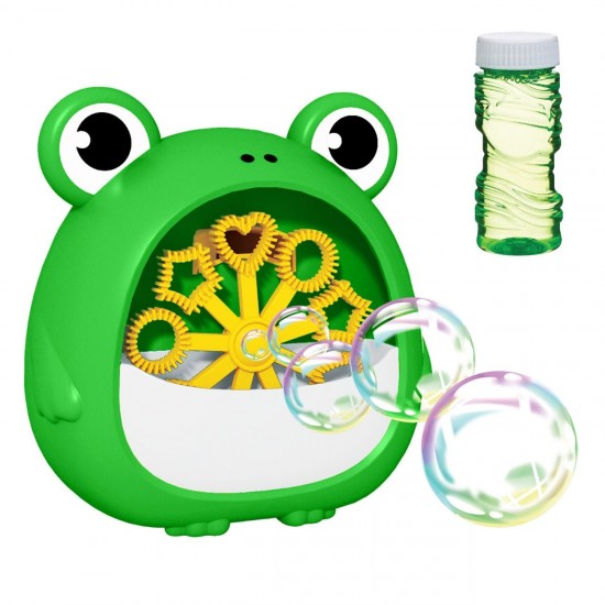 Aparat pentru Baloane de Sapun Broscuta Verde & Rezerva 50ml