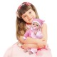 Papusa Bebelus cu Sunet & Suzeta 48cm