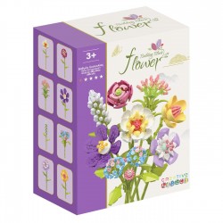 Cuburi de Constructie Flori (8 Modele)