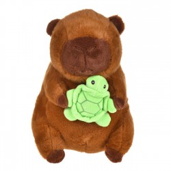 Jucarie de Plus Capybara cu Broasca Testoasa 27x17x30cm