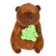Jucarie de Plus Capybara cu Broasca Testoasa 27x17x30cm