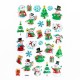 Autocolante Decorative de Craciun Figurine Brazi & Fulgi - 29buc