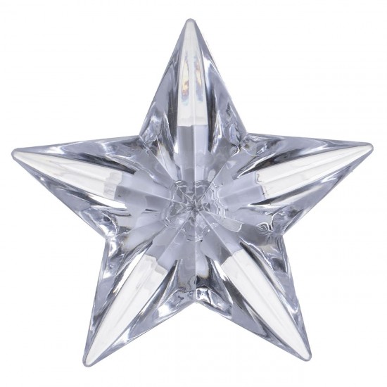 Stea de Craciun cu Lumina Colorata 9x9x4.5cm