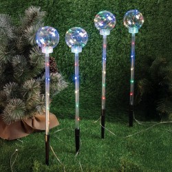 Instalatie de Lumini Globuri Transparente Ø8cm cu 80 LED-uri Stick 51cm & Programe - Colorate