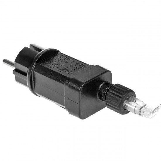 Scara Decorativa de Craciun cu Figurina Gonflabila Mos Craciun & Lumini 60x130cm