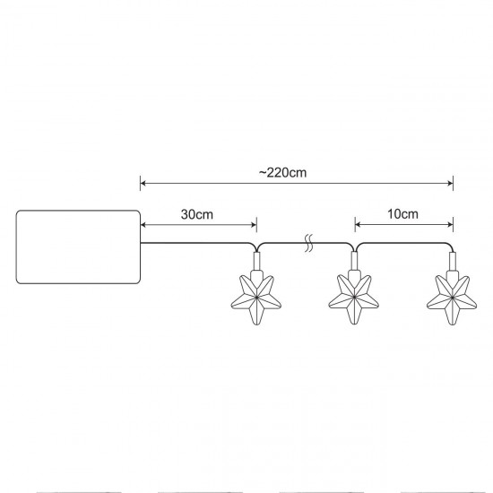 LED STELE MULTICOL LUM CAB TRAN