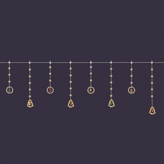 !PERDEA 130LED 10FIGURI CALD 8 MF