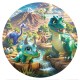 Puzzle Rotund Dinozauri (70 de piese)