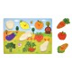 Puzzle Incastru cu Fructe & Legume (9 piese) 30x22cm