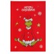 Carnetel Notite A5 cu Coperta Rosie Model Grinch de Craciun - 80 File