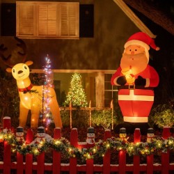 Gardulet Decorativ din Lemn Rosu Nina 98x39cm