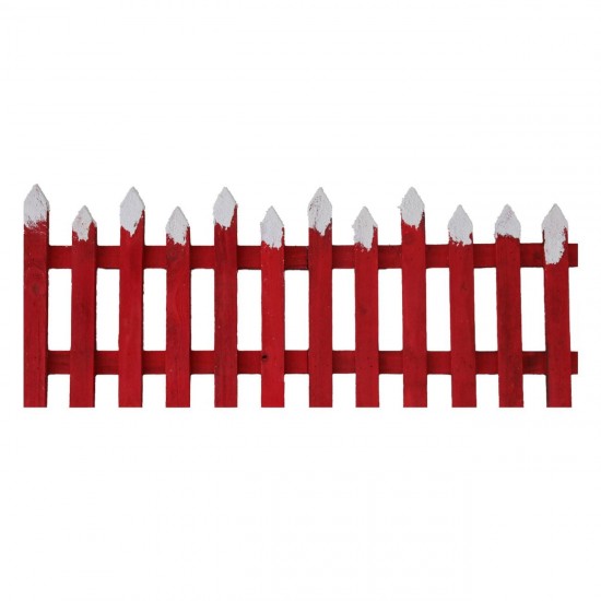 Gardulet Decorativ din Lemn Rosu Nina 98x39cm