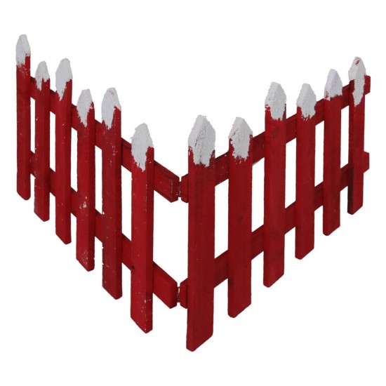 Gardulet Decorativ din Lemn Rosu Nina 98x39cm